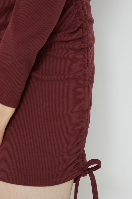 Hollister Co. sukienka KI359.2038.520 bordowy