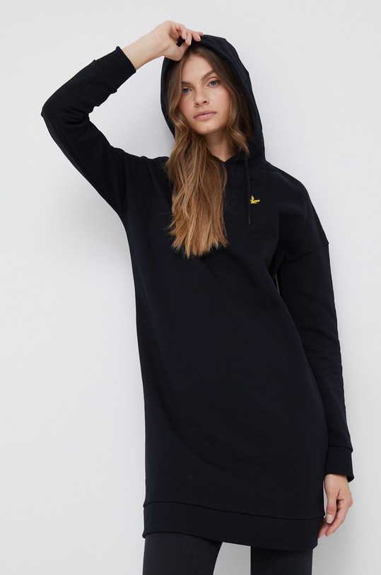 Дрехи Памучна рокля Lyle & Scott DRW1700V.Z865 черен