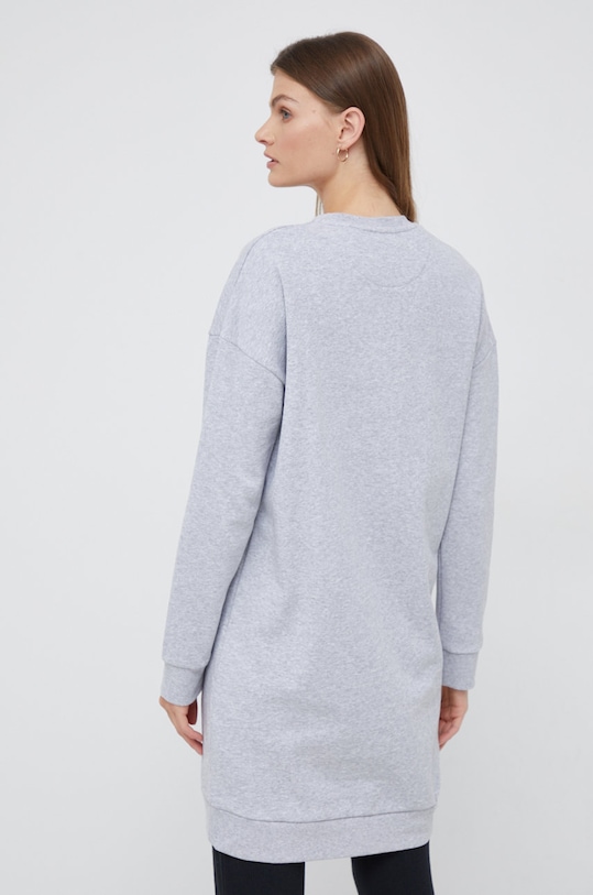 Odzież Lyle & Scott sukienka bawełniana DRW1603V.D24 szary