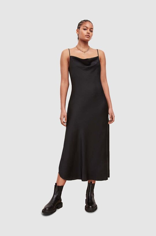 Платье AllSaints чёрный WD055V
