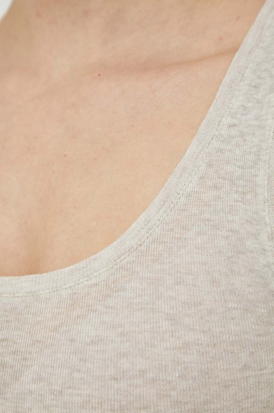 American Vintage top MAS00 beżowy