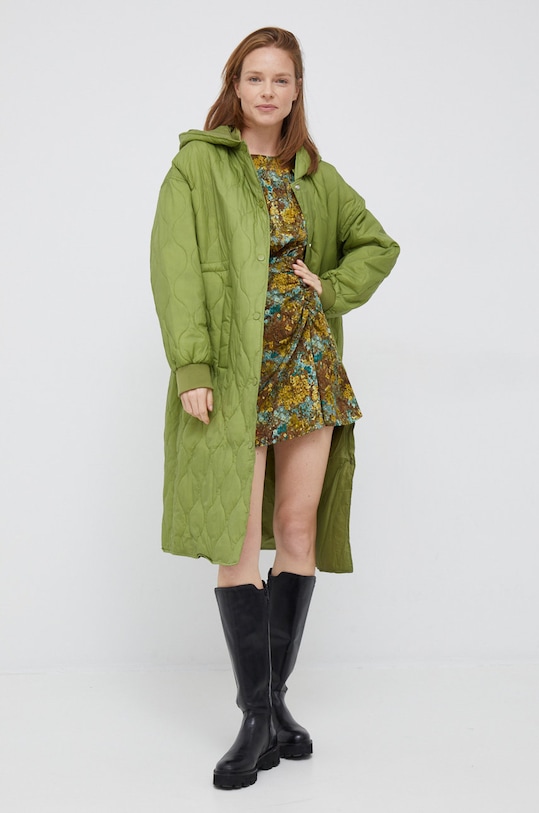 Sisley rochie 4T64LV01V.63E verde AW22