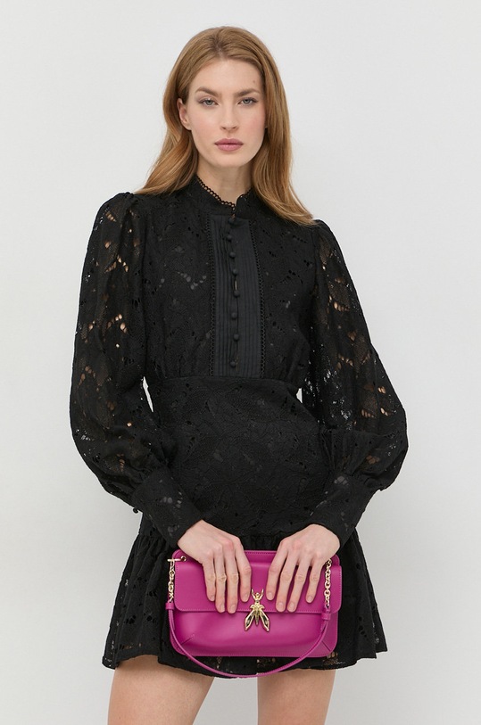 Bardot sukienka tkanina czarny 58421DB.BLACK