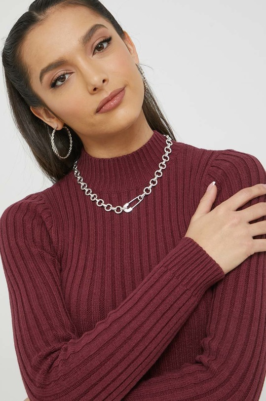 Obleka Hollister Co. bordo KI359.2407.520