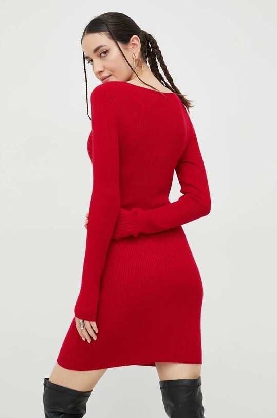 Odzież Hollister Co. sukienka KI359.2410.500 czerwony
