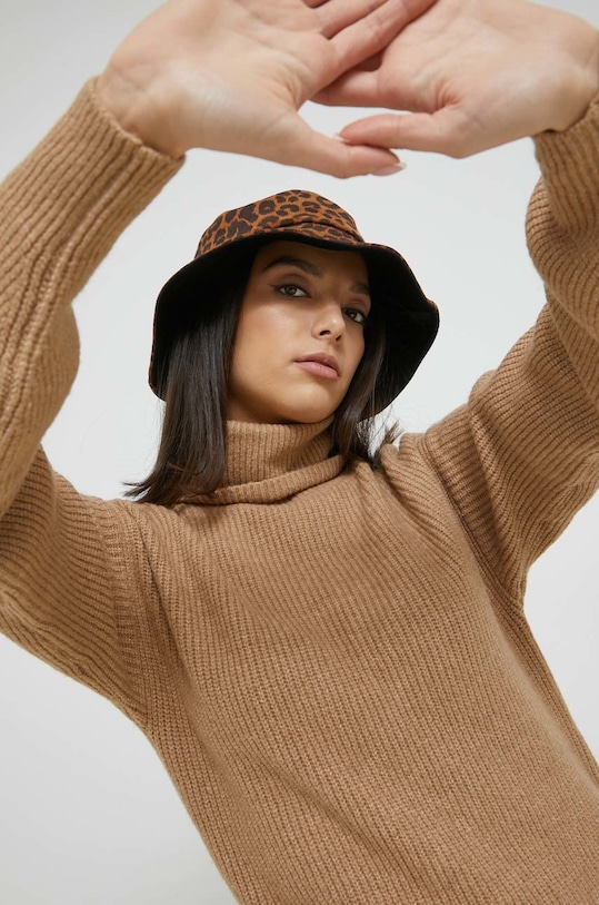 Φόρεμα Hollister Co. μακρύ μπεζ KI359.2461.400