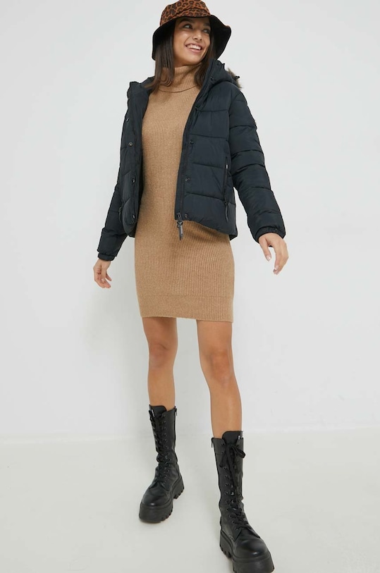 Φόρεμα Hollister Co. KI359.2461.400 μπεζ AW22