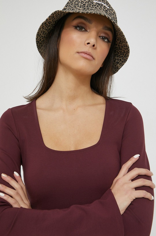 Obleka Abercrombie & Fitch bordo KI159.2632.620