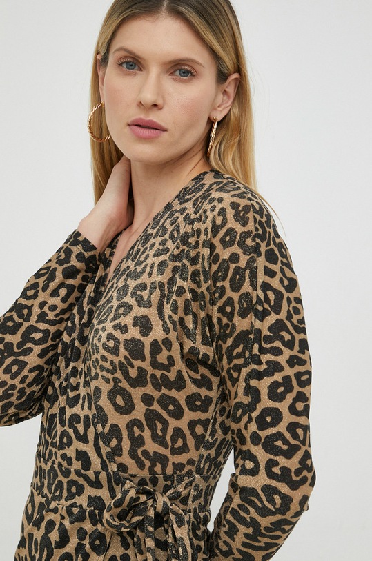 Liu Jo sukienka brązowy WF2233.J4039