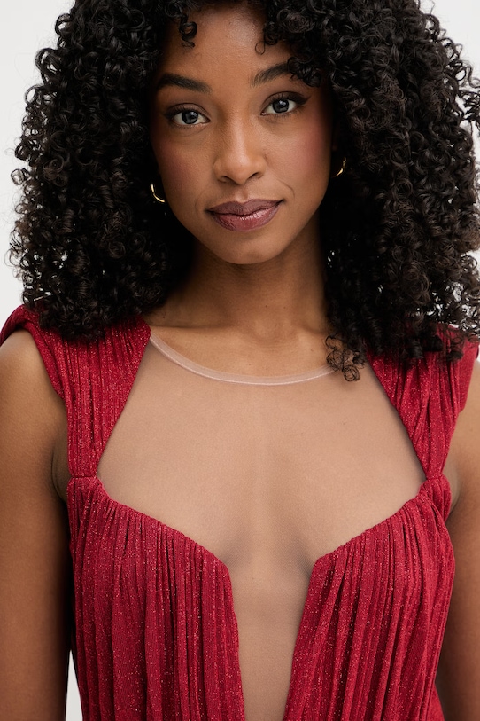 Elisabetta Franchi Sukienka czerwony AB23527E3