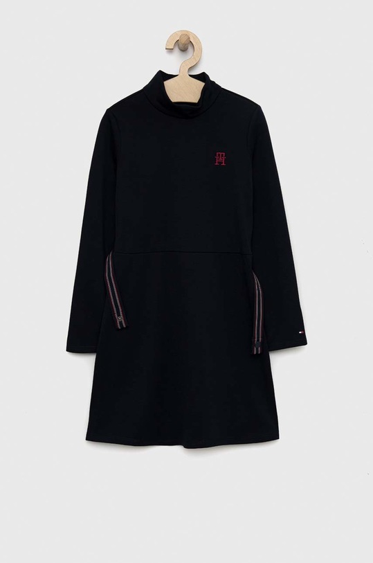 Tommy Hilfiger sukienka dziecięca rozkloszowany granatowy KG0KG06884.9BYY