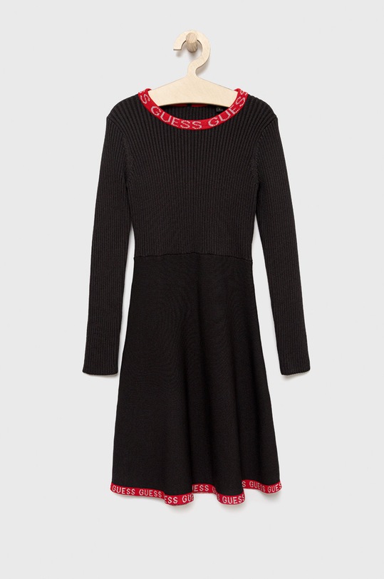 Guess sukienka dziecięca midi czarny J2BK02.Z3210