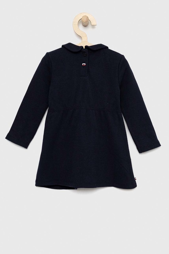Φόρεμα μωρού Tommy Hilfiger KN0KN01518.9BYY σκούρο μπλε AW22