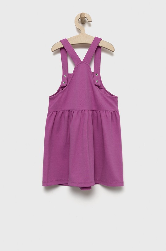 United Colors of Benetton sukienka dziecięca 4LAAGV00H.P fioletowy AW22