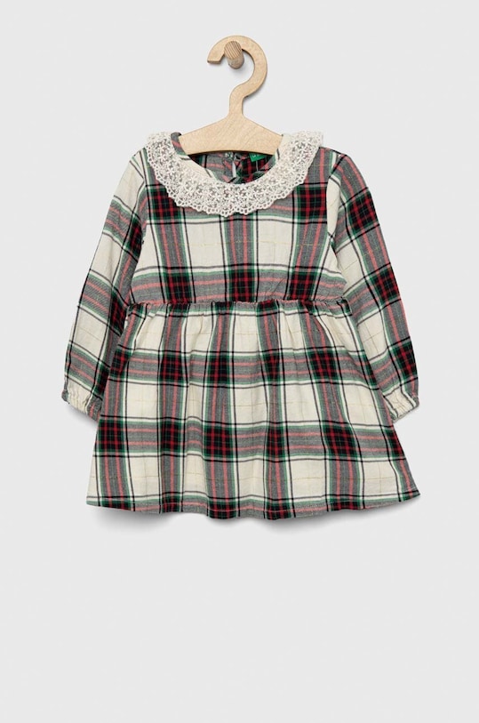 United Colors of Benetton sukienka dziecięca 46L2GV00K.P beżowy AW22