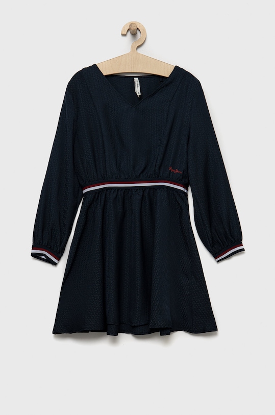 Pepe Jeans sukienka dziecięca midi granatowy PG951580.594