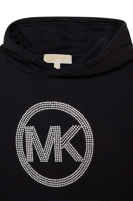 Otroška bombažna obleka Michael Kors črna R12123.114.150