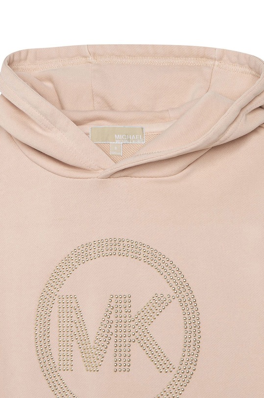 Dziewczynka Michael Kors sukienka bawełniana dziecięca R12123.156 beżowy