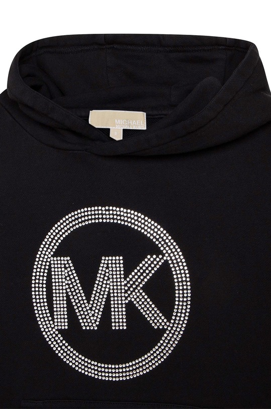 Michael Kors sukienka bawełniana dziecięca czarny R12123.156