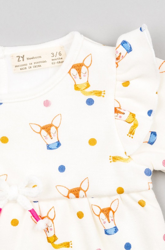 zippy sukienka niemowlęca biały 22W.7901ZT