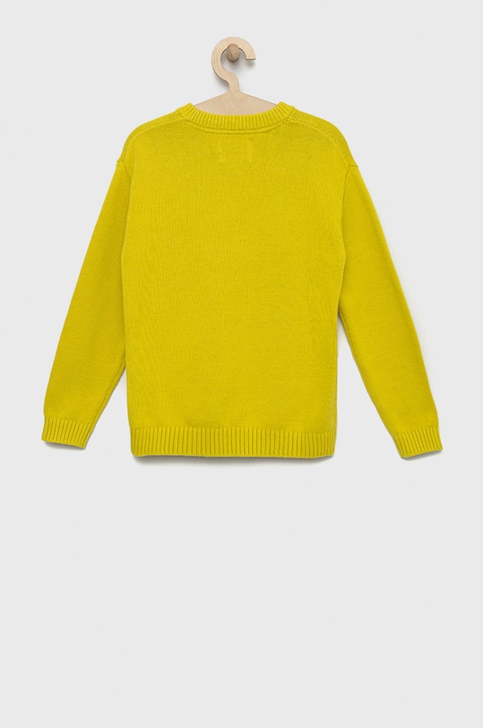 Calvin Klein Jeans bluza bawełniana dziecięca IB0IB01367.9BYY zielony AW22
