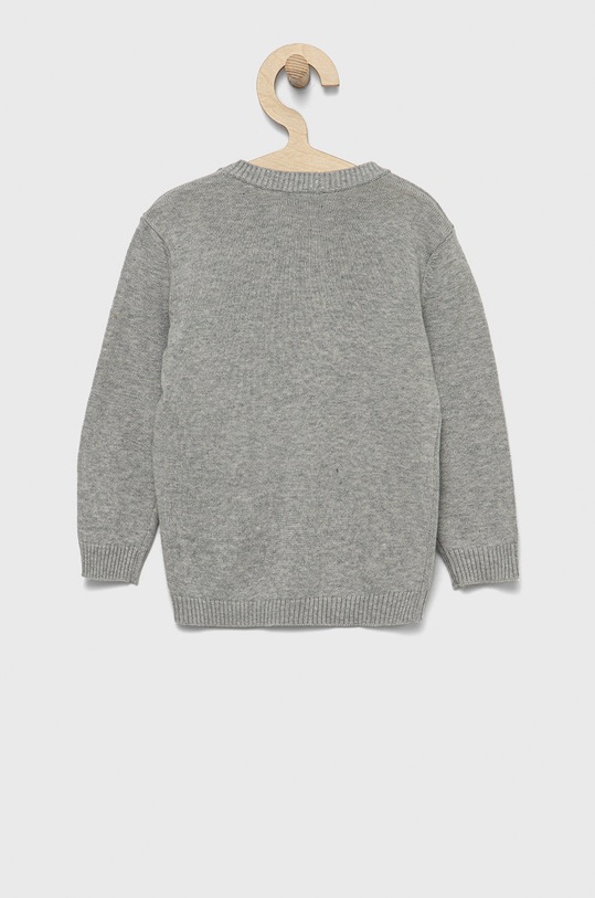 United Colors of Benetton gyerek pamut pulóver 1294G100B.P szürke AW22