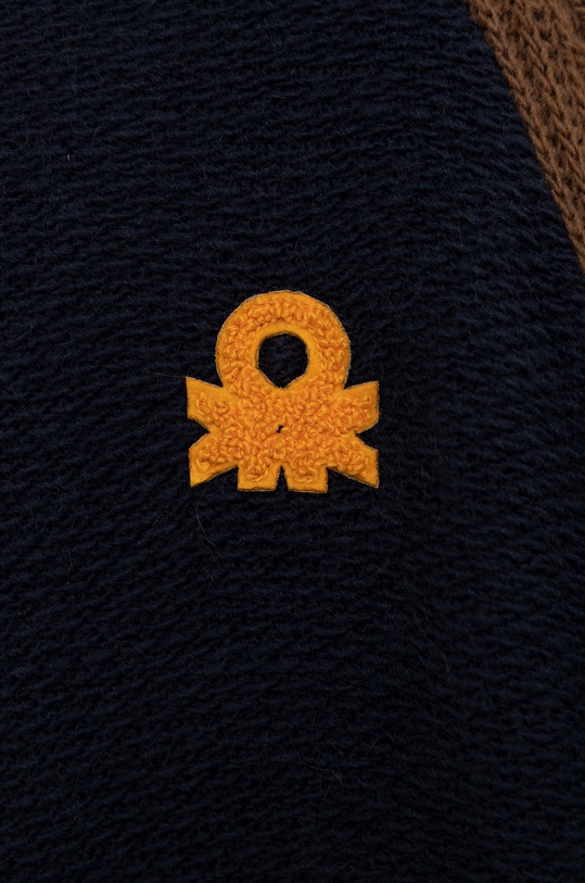 Băieți United Colors of Benetton pulover pentru copii din amestec de lana 1076H100N.P bleumarin