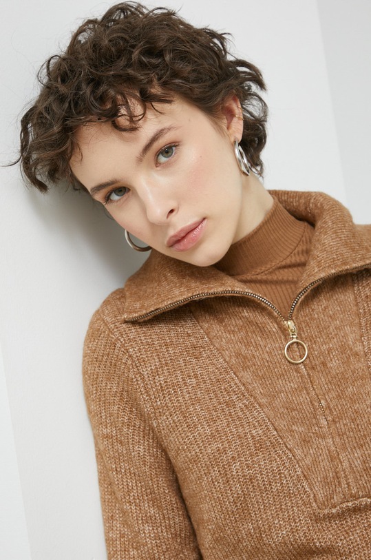 Свитер Vila коричневый 14075474.ToastedCoc