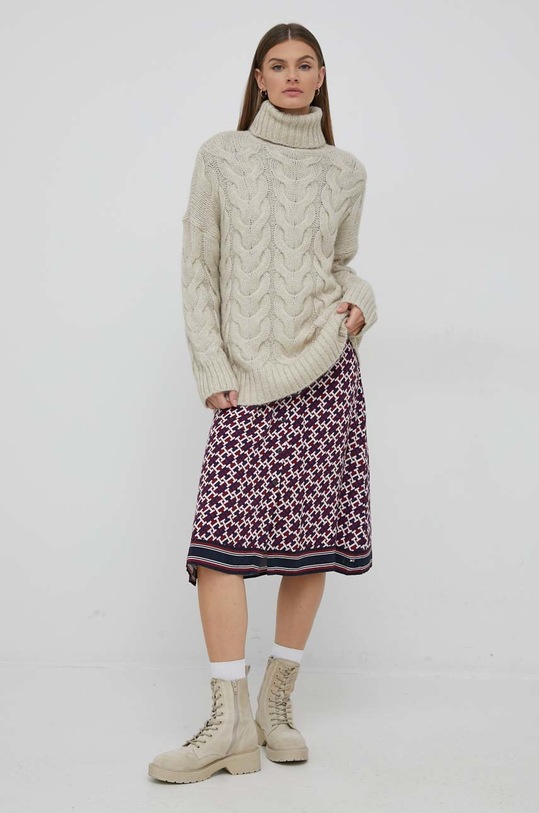 Светр з домішкою вовни Y.A.S 26027645.Moonstruck бежевий AW22