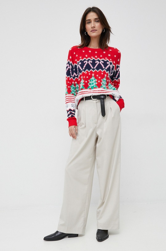 Vero Moda pulover 10272434.ChineseRed rosu AW22