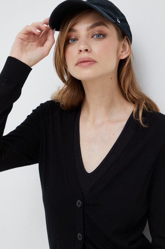 Calvin Klein cardigan din lana negru K20K204449.9BYY