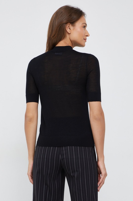 Odzież Calvin Klein sweter wełniany K20K204140.9BYY czarny