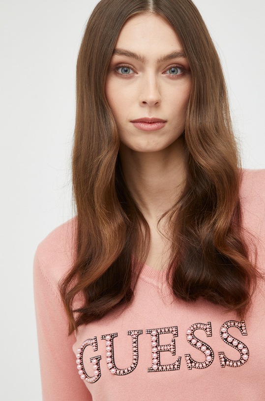 Guess sweter różowy W2YR26.Z2NQ0