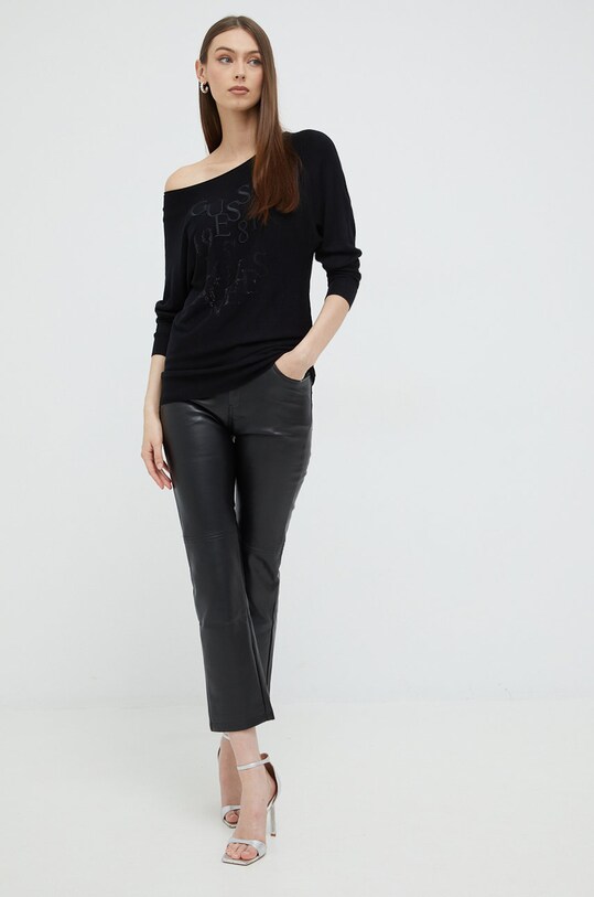 Guess sweter aplikacja czarny W2YR27.Z2NQ0