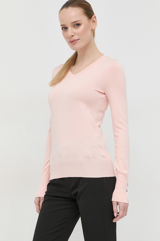 Guess sweter GENA różowy W2YR31.Z2V62