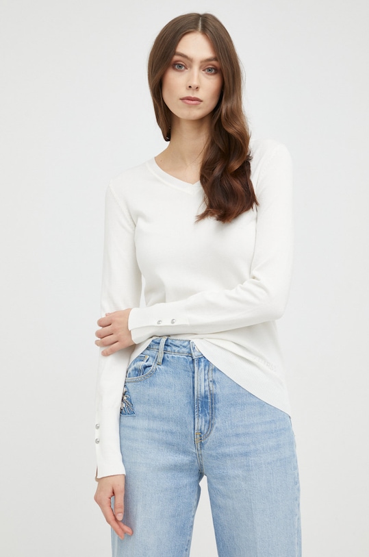 Guess pulover subtiri bej W2YR31.Z2V62