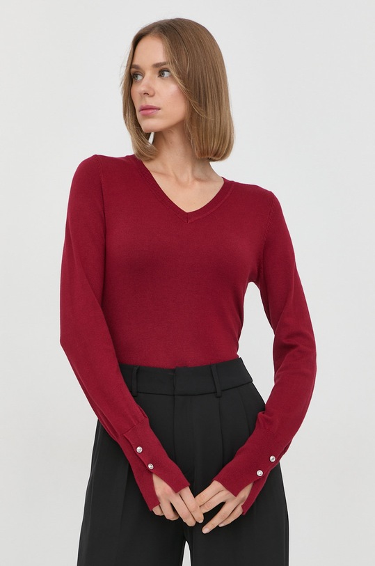 Guess sweter GENA pozostałe bordowy W2YR31.Z2V62