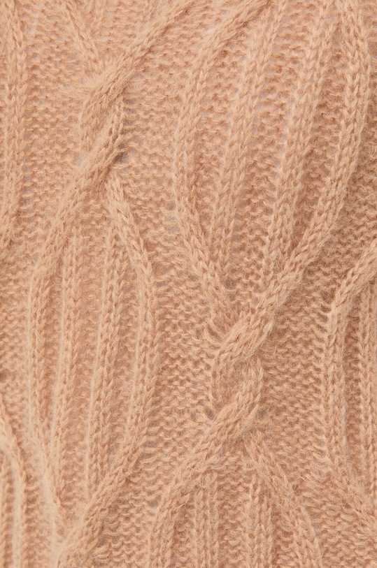 Vlněný svetr Twinset 222TT3340 hnědá