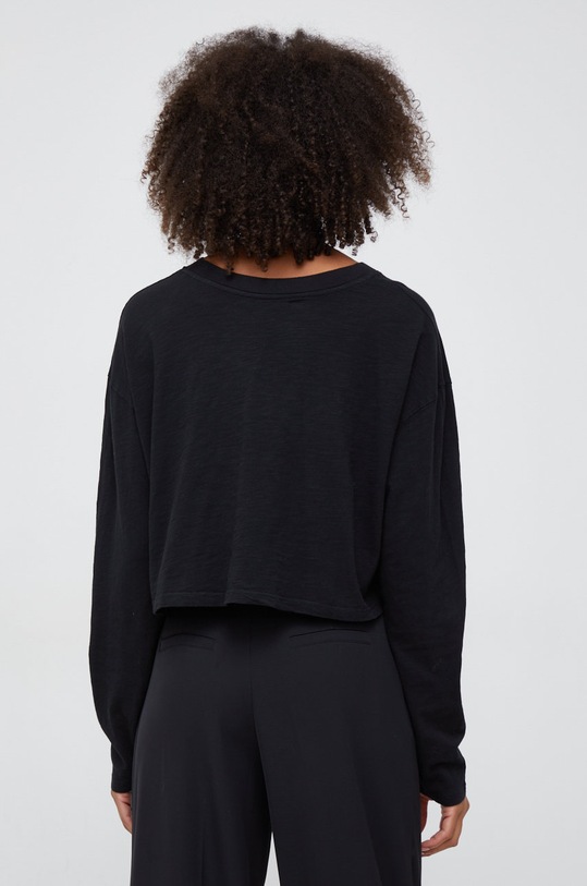 Odzież Pepe Jeans longsleeve bawełniany PL505299.999 czarny