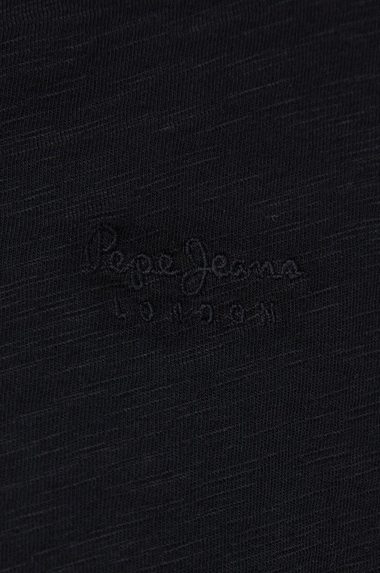 Pepe Jeans longsleeve bawełniany PL505299.999 czarny