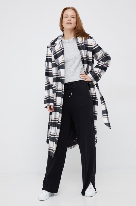 Sveter s prímesou vlny Pepe Jeans PL701906.933 sivá AW22