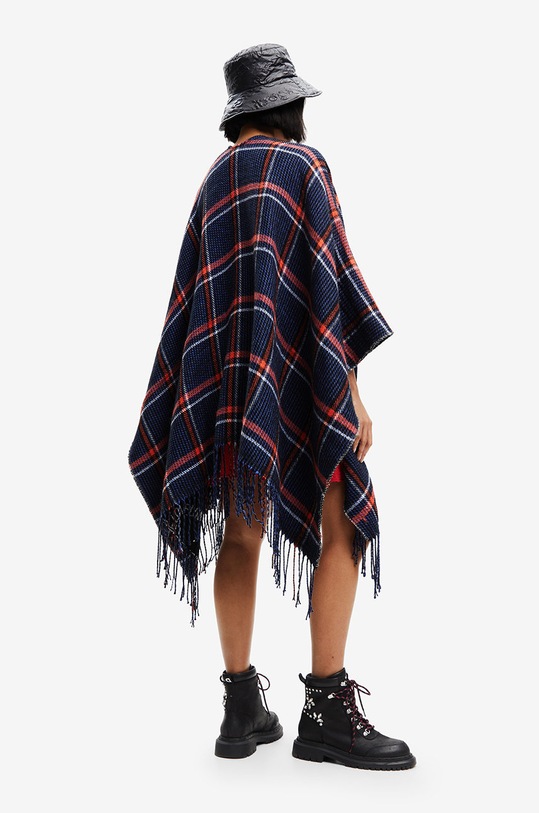 Odzież Desigual poncho dwustronne 22WAIA06 czarny