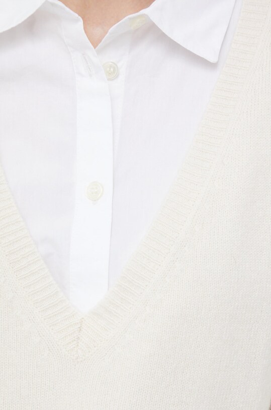 Vlnený sveter Calvin Klein K20K205420.9BYY béžová