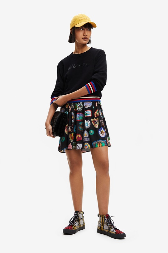 Odzież Desigual sweter 22WWJF15 czarny