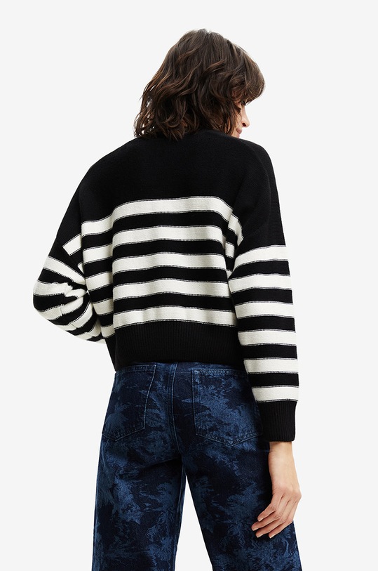 Desigual pulover din amestec de lana negru 22WWJF26