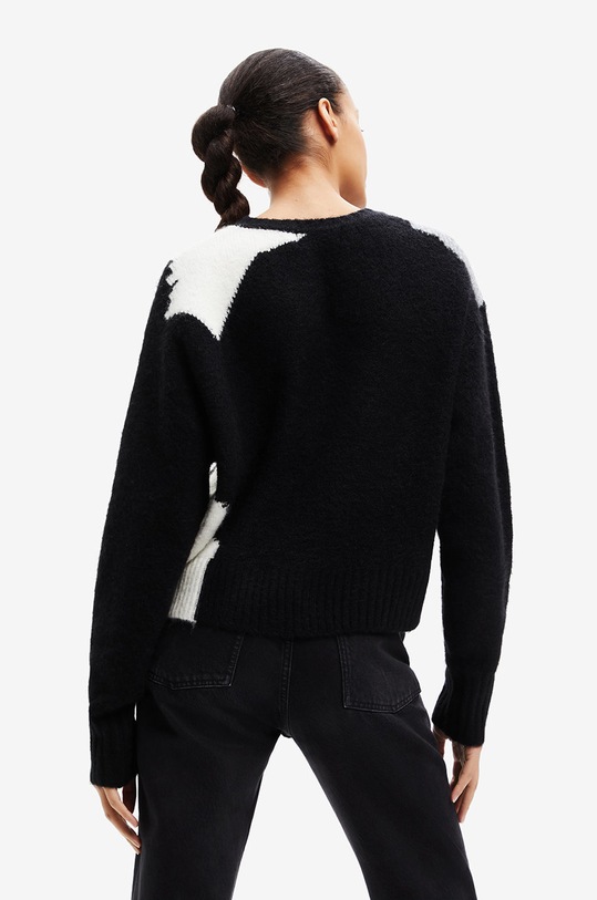 Desigual sweter czarny 22WWJF14