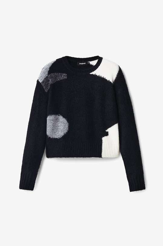Desigual sweter 22WWJF14 czarny