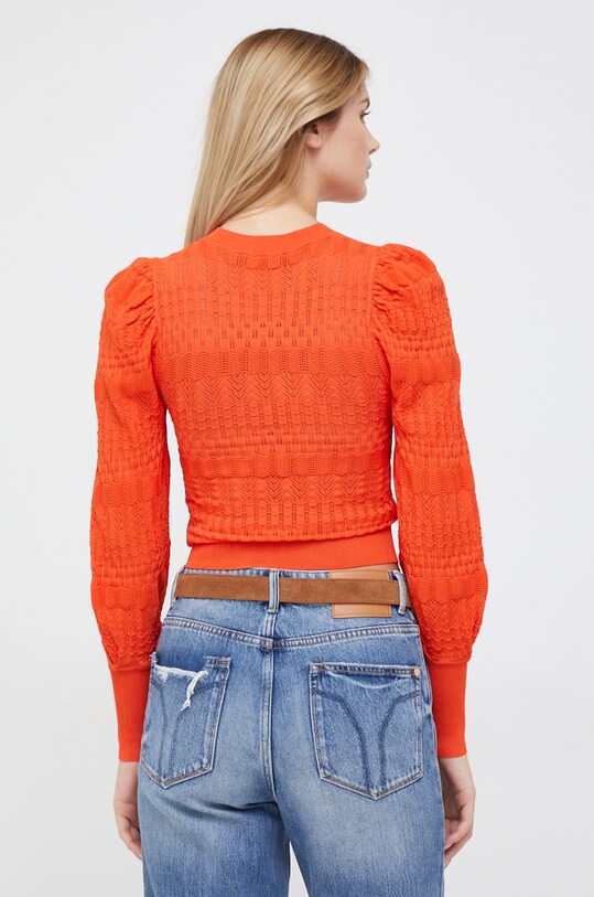 Odzież Desigual sweter 22WWJFAG pomarańczowy