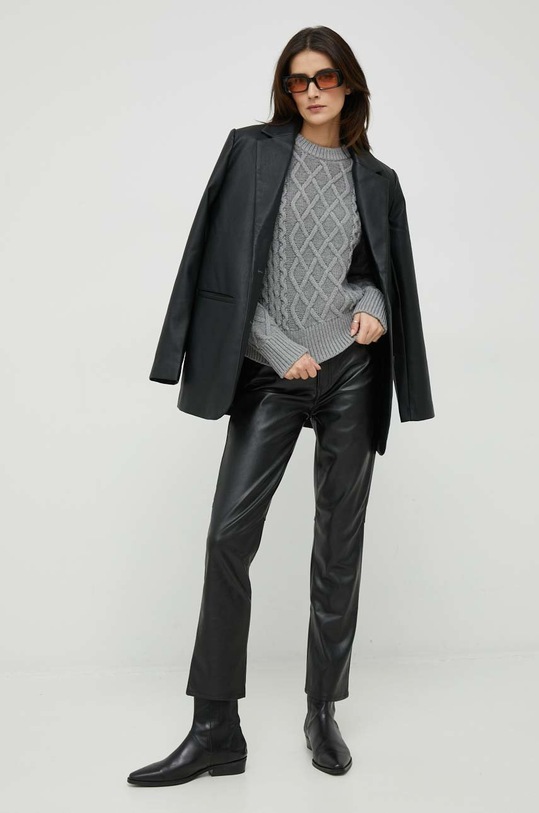 Sveter Tommy Hilfiger WW0WW36802.9BYY sivá AW22