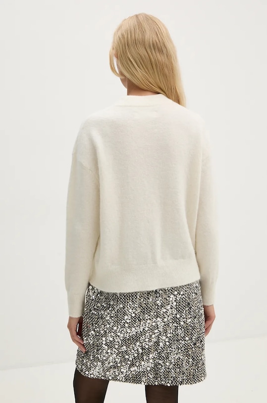 Îmbrăcăminte Samsoe Samsoe pulover de lână F18422025 bej